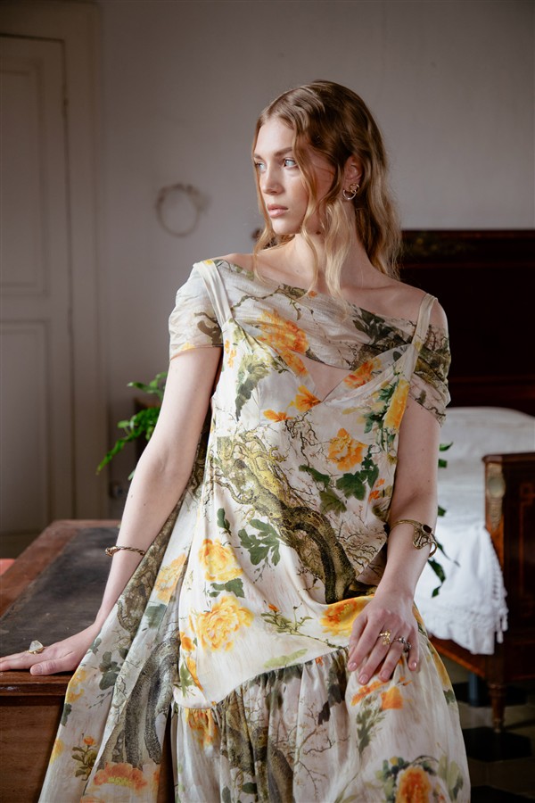 NIDODILEDA ALLEGORY DRESS PRINTED