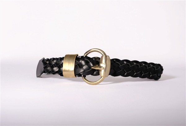 SALT AND PEPPER ANAIS BLACK LEATHER