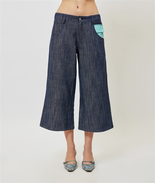 SUNSETGO ALEXI PANTS DARK BLUE