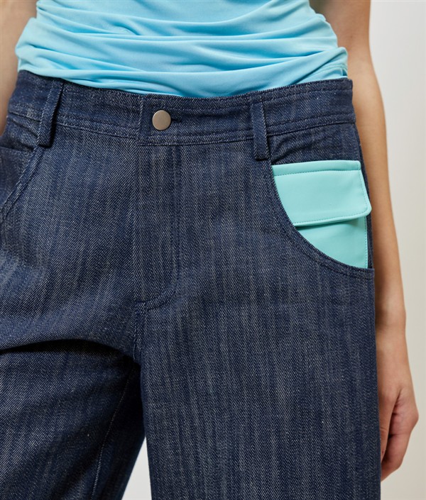 SUNSETGO ALEXI PANTS DARK BLUE