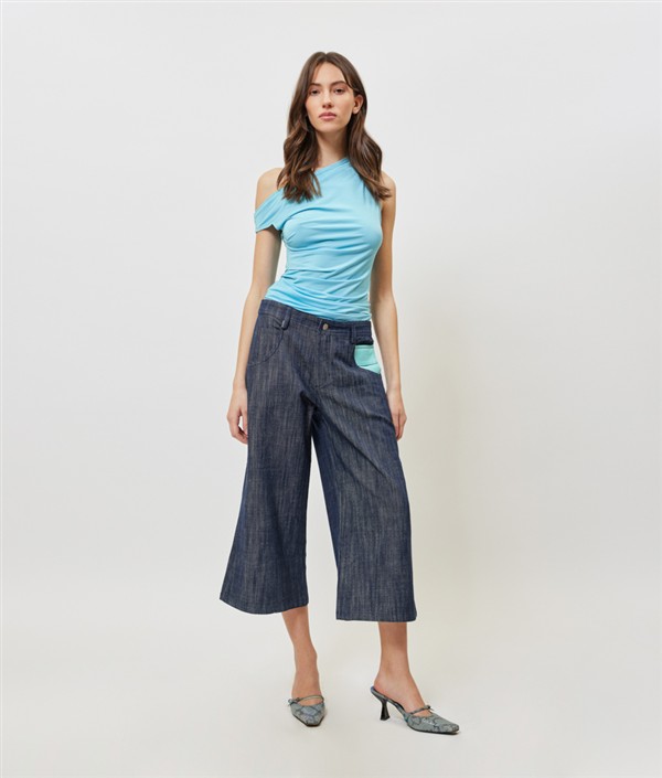 SUNSETGO ALEXI PANTS DARK BLUE