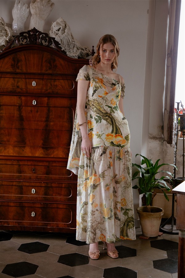 NIDODILEDA ALLEGORY DRESS PRINTED
