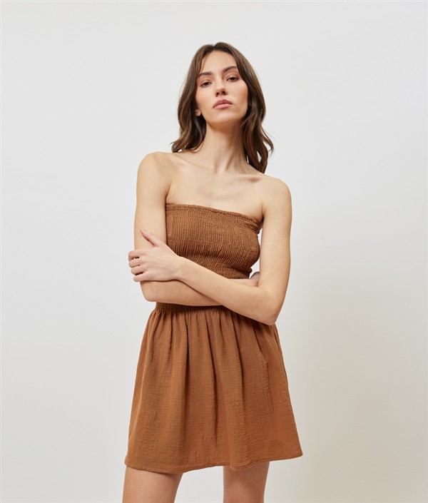 SUNSETGO ALYNDA DRESS CHOCOLATE