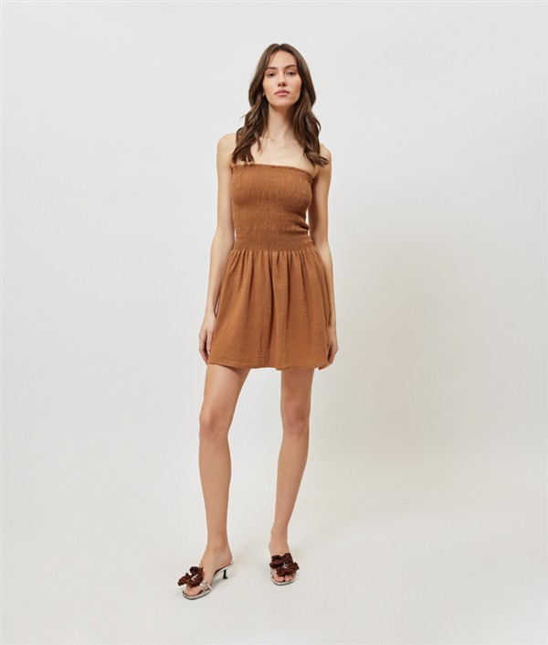 SUNSETGO ALYNDA DRESS CHOCOLATE