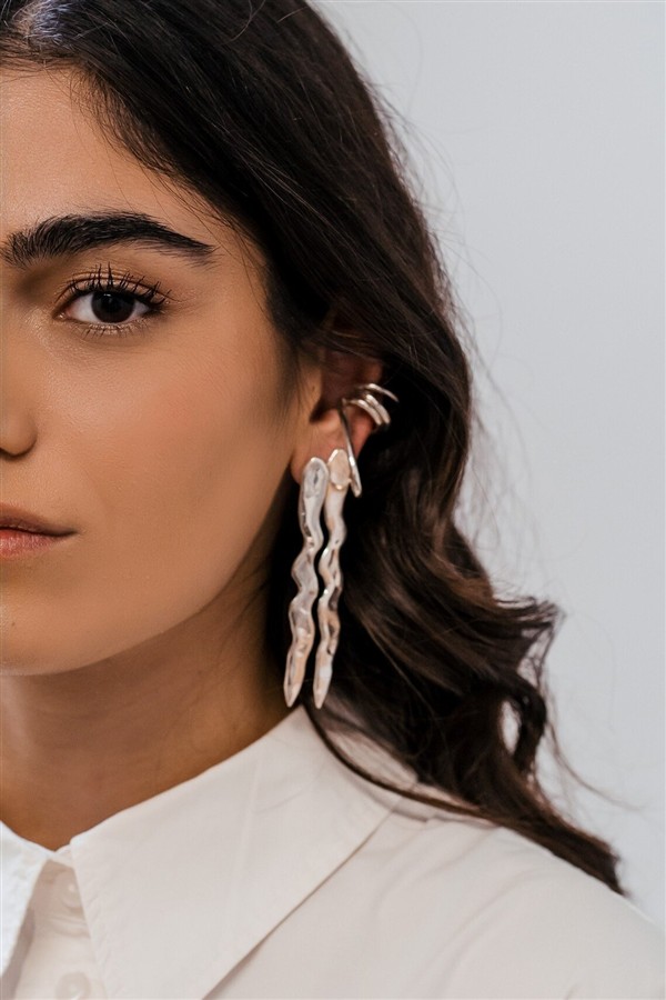 AMORPHO SNAKE EARRINGS E008