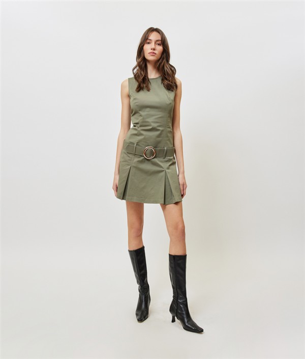 SUNSETGO ARINA DRESS KHAKI