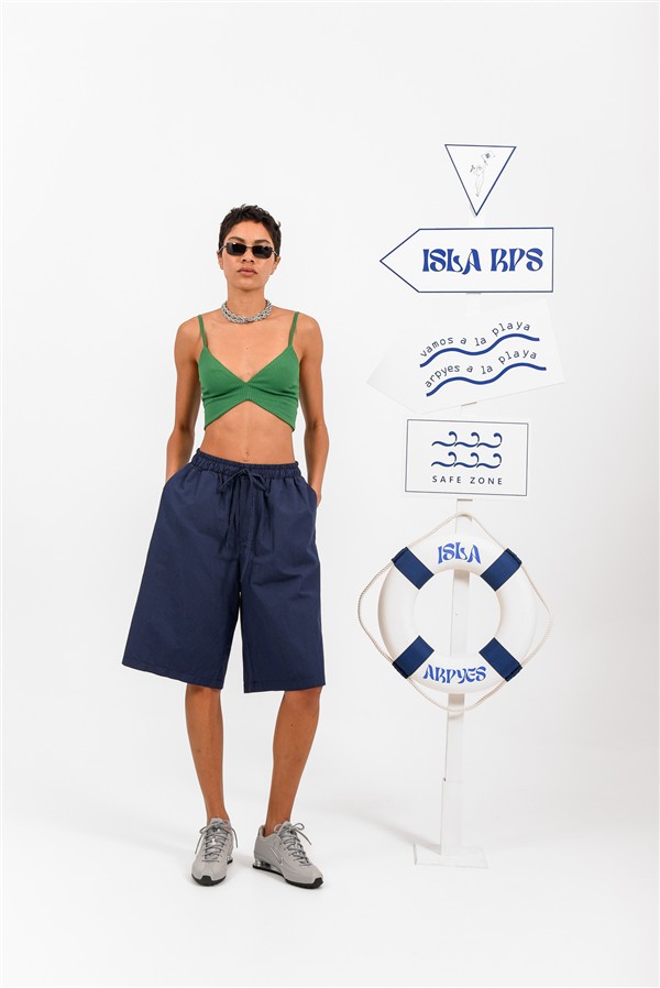ARPYES AZUL SHORTS BLUE