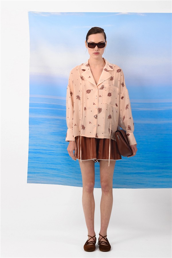 ARPYES CALMA SHIRT SALMON