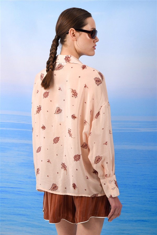 ARPYES CALMA SHIRT SALMON