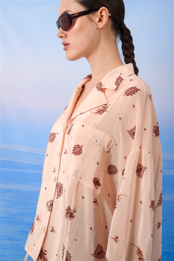 ARPYES CALMA SHIRT SALMON
