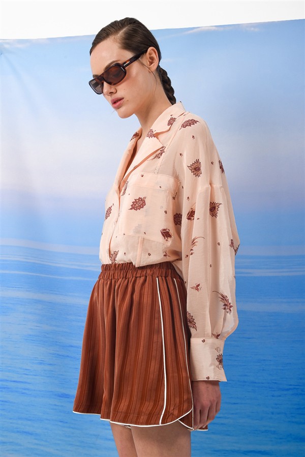 ARPYES CALMA SHIRT SALMON
