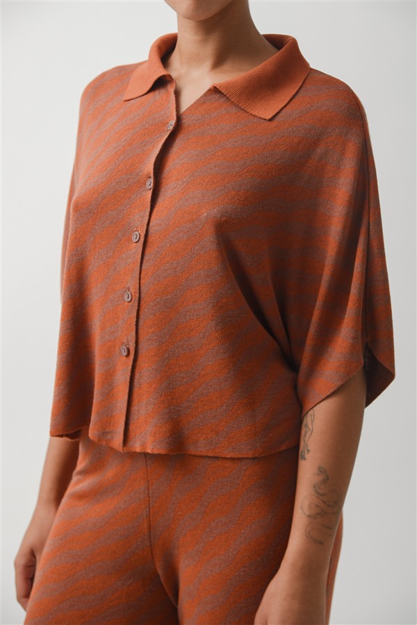 ARPYES CARIBBEAN SHIRT BROWN