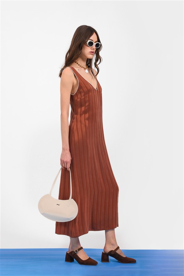 ARPYES CAYO DRESS TERRACOTA