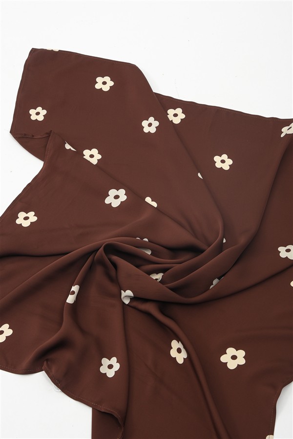 ARPYES DAISY SCARF BROWN