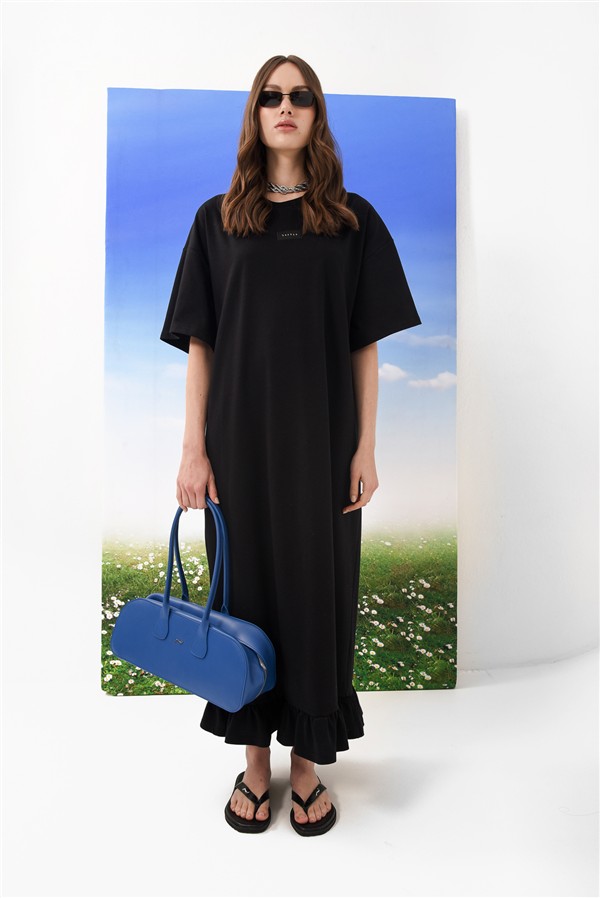 ARPYES EASY LIVING DRESS BLACK
