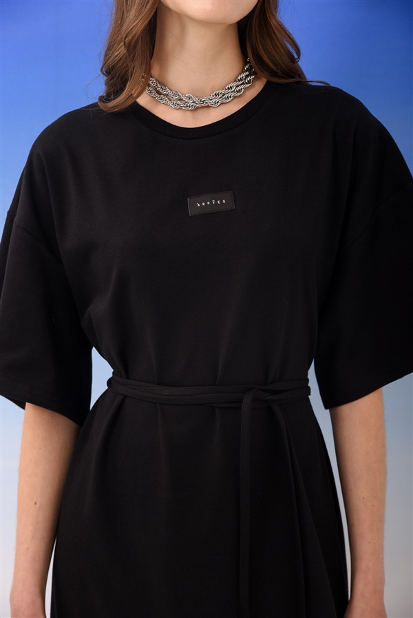 ARPYES EASY LIVING DRESS BLACK