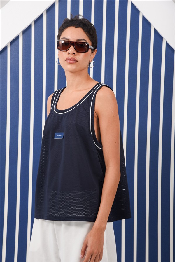 ARPYES FIELD BASKET TOP BLUE
