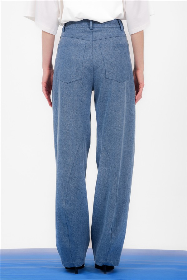 ARPYES FLOAT BARREL JEANS PANTS BLUE