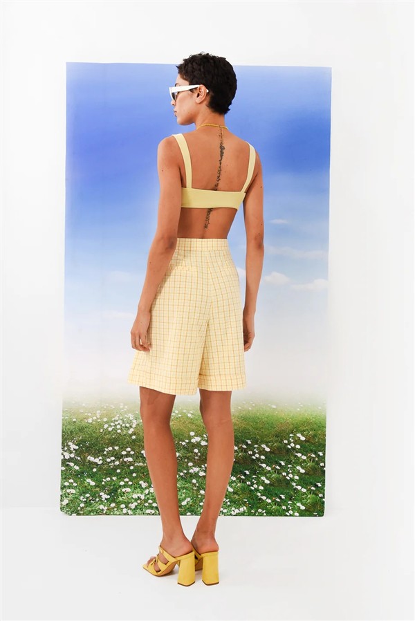 ARPYES HEATWAVE SHORTS YELLOW
