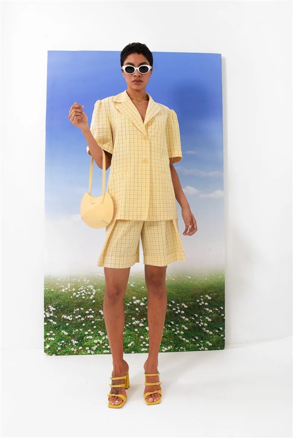ARPYES HEATWAVE SHORTS YELLOW
