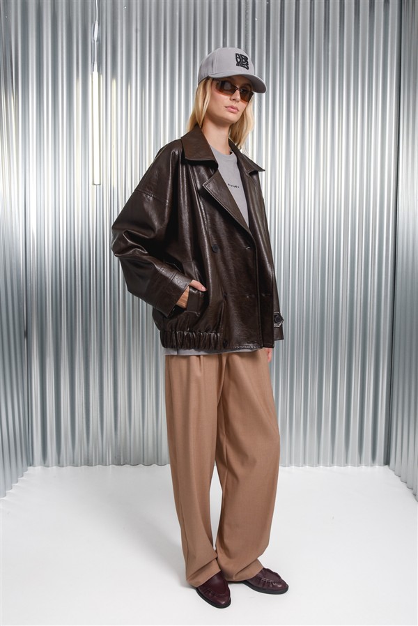ARPYES HEBI JACKET BROWN