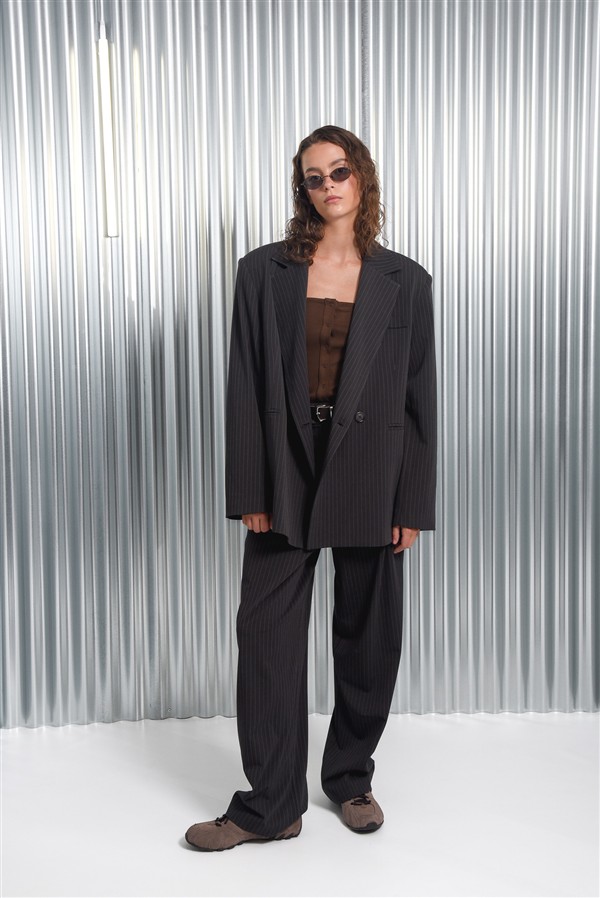 ARPYES IREZUMI PANTS DARK GREY