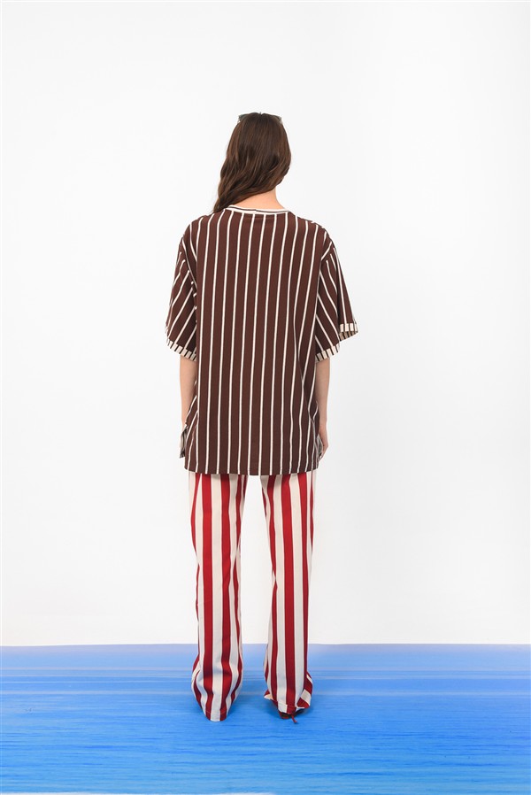 ARPYES ISLA T-SHIRT BROWN
