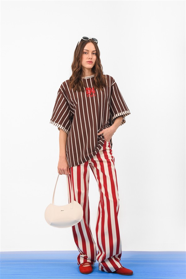ARPYES ISLA T-SHIRT BROWN