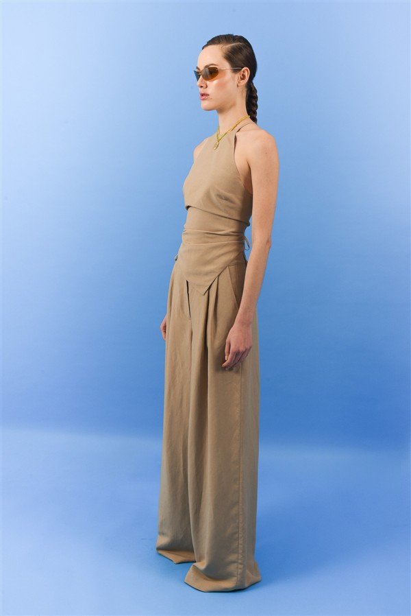 ARPYES JUNE TOP BEIGE