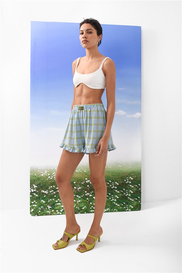 ARPYES LOQUAT SHORTS LIGHT BLUE