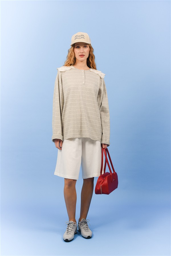 ARPYES MELODY BLOUSE GREY