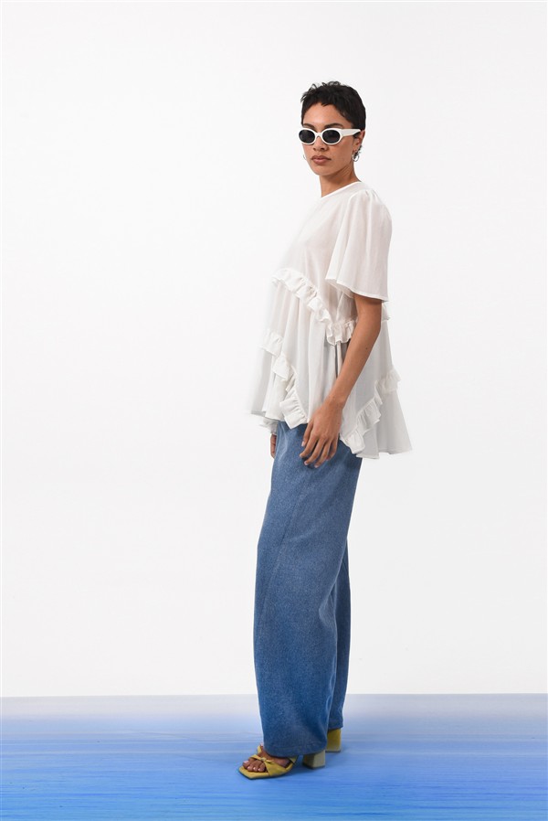 ARPYES OCEAN BLOUSE ECRU
