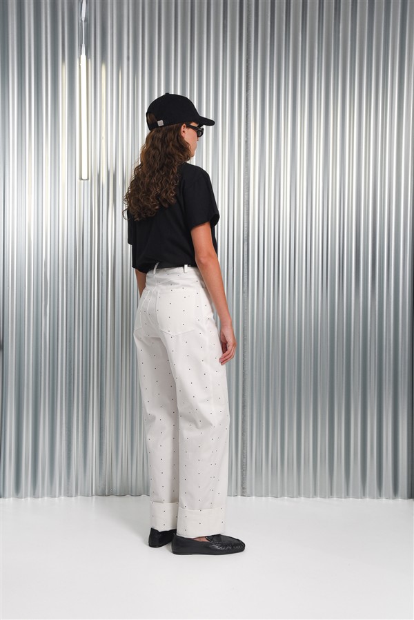 ARPYES OSAKA PANTS WHITE
