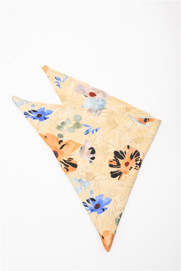 ARPYES PARAISO TRIANGLE SCARF YELLOW