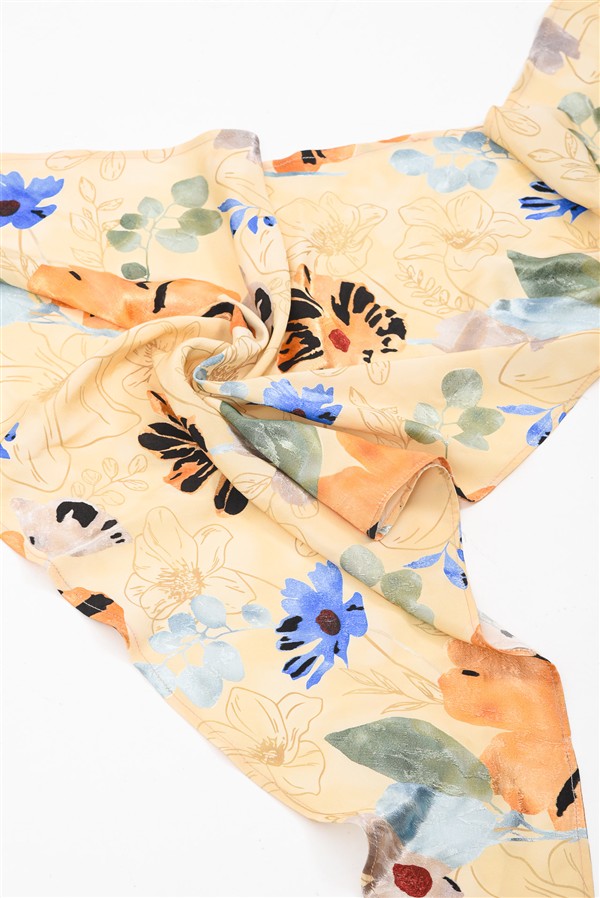 ARPYES PARAISO TRIANGLE SCARF YELLOW