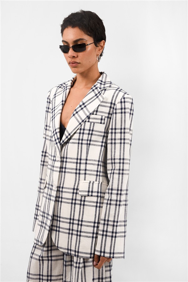 ARPYES PELAGOS BLAZER PLAID