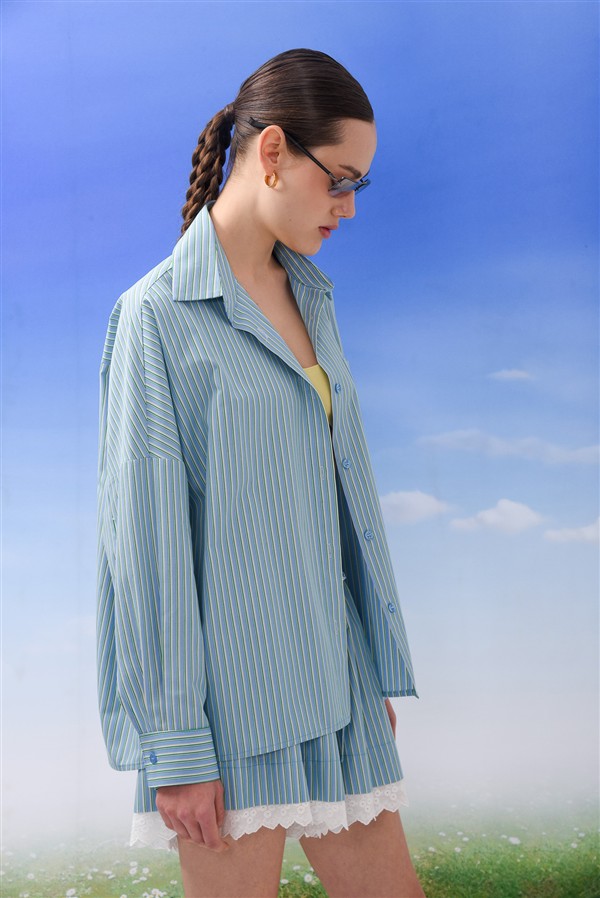 ARPYES PLAYA SHIRT BLUE