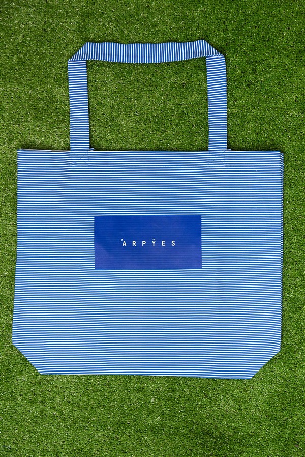 ARPYES RAGGAE TOTE BAG BLUE