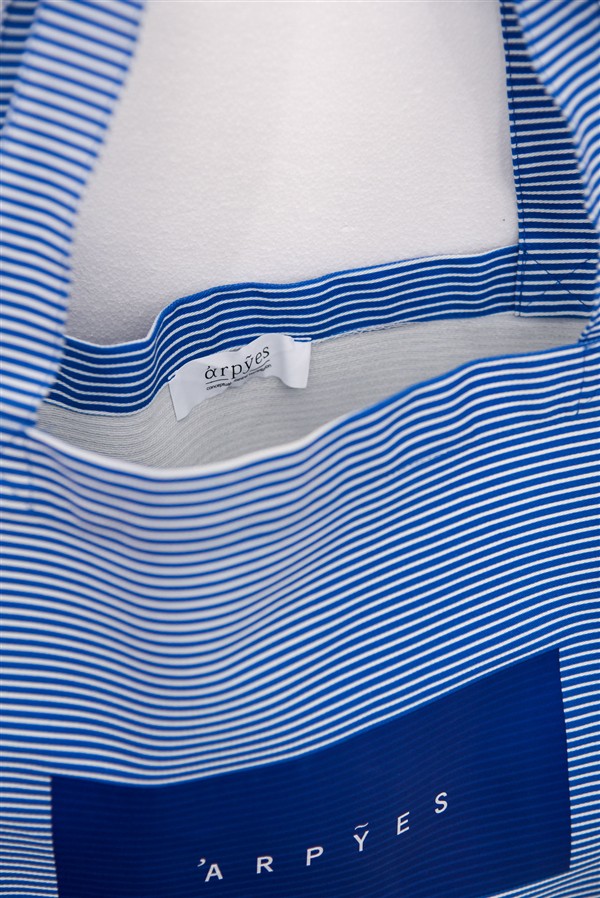 ARPYES RAGGAE TOTE BAG BLUE