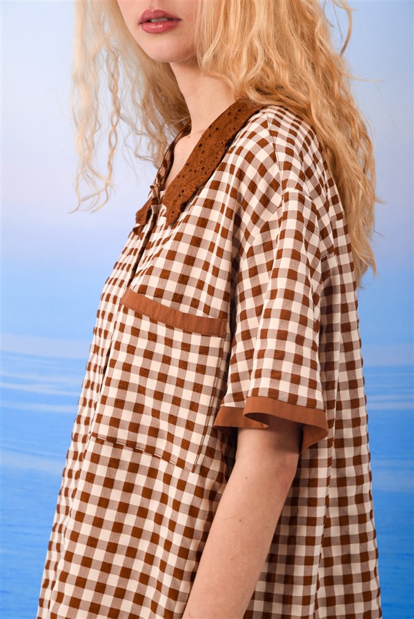 ARPYES REEF SHIRT BROWN