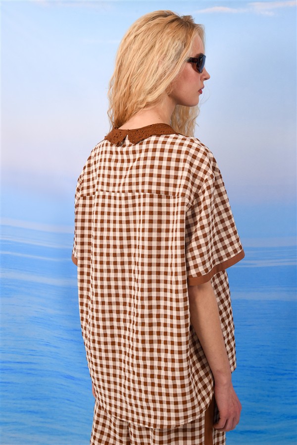 ARPYES REEF SHIRT BROWN