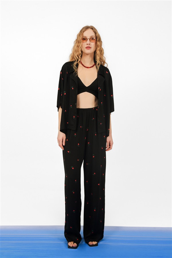 ARPYES RIVIERA PANTS BLACK