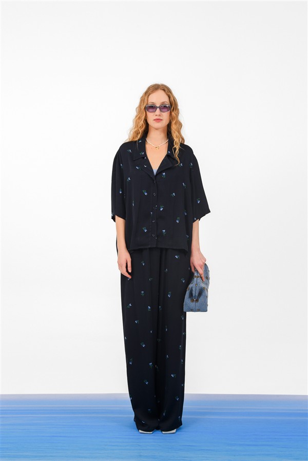 ARPYES RIVIERA PANTS BLUE
