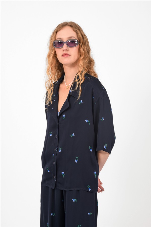 ARPYES RIVIERA SHIRT BLUE