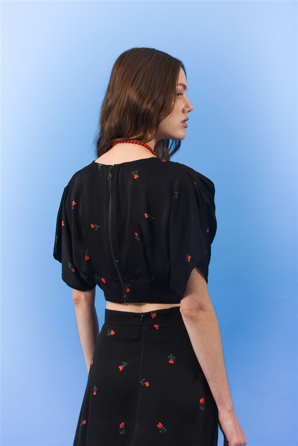 ARPYES RIVIERA TOP BLACK