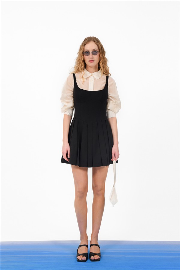 ARPYES RUNAWAY DRESS BLACK