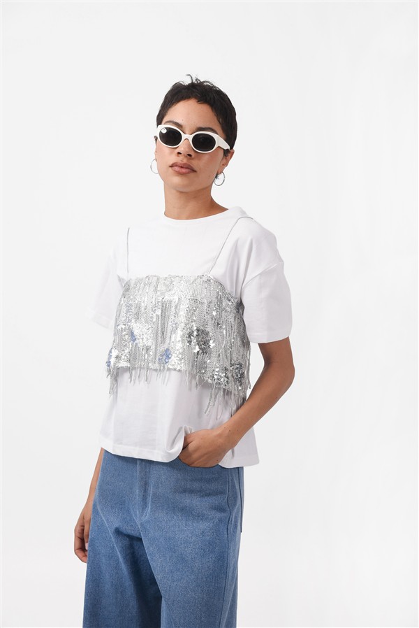 ARPYES SERENE TOP SILVER
