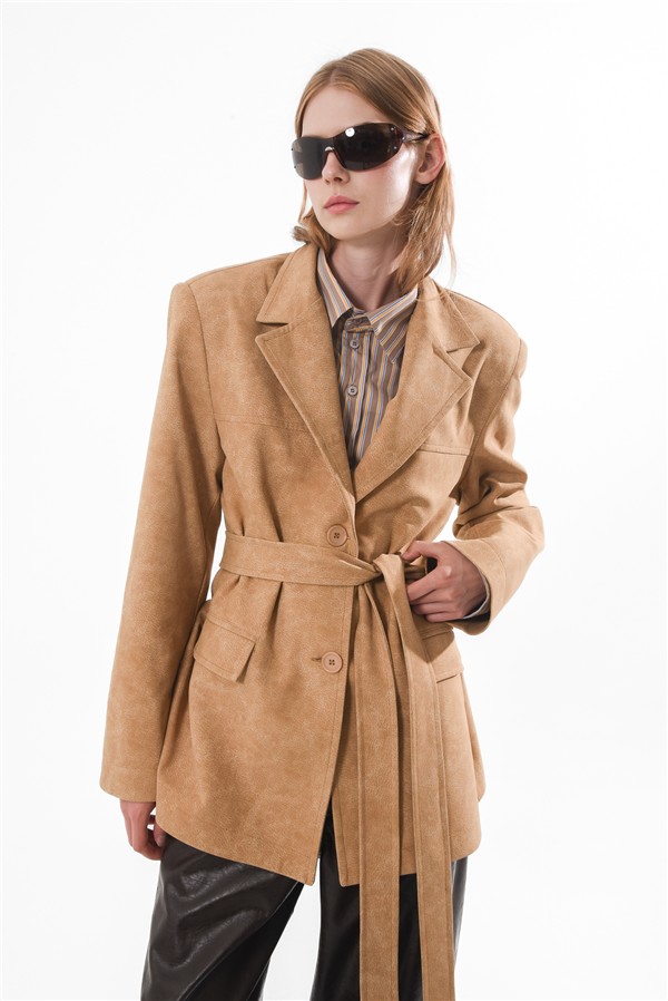 ARPYES SHUN BLAZER BEIGE