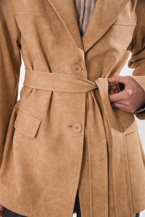 ARPYES SHUN BLAZER BEIGE