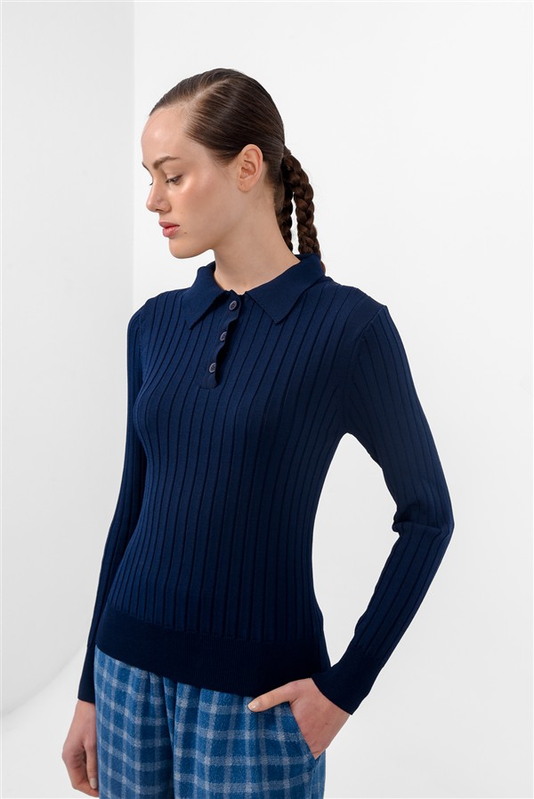 ARPYES STARFRUIT POLO BLUE